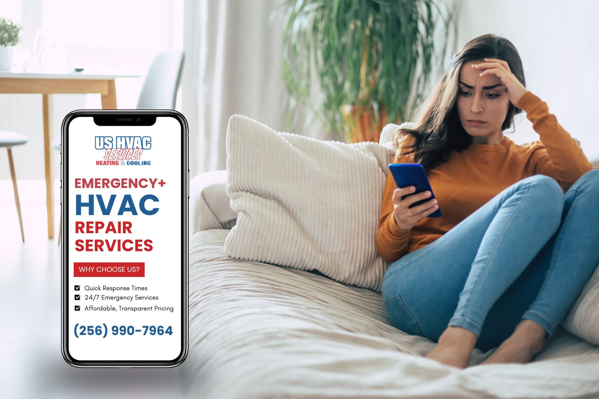 Emergency HVAC repair service in Madison County, AL